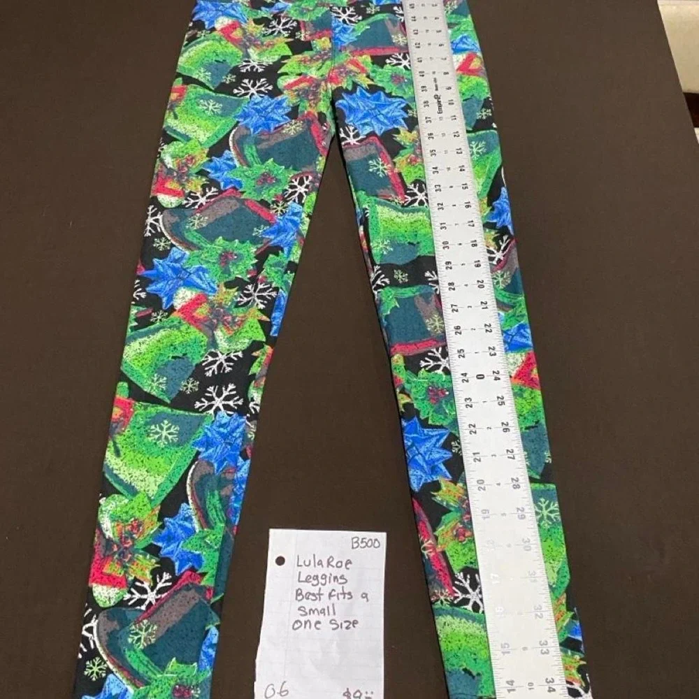 LulaRoe leggings multicolor legging one size best fits à teen (14-16). SKU-B500